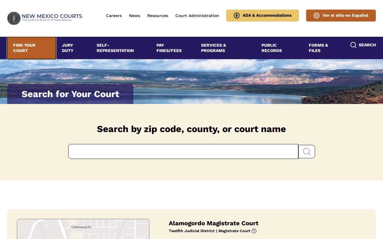 Cibola County criminal court directory search